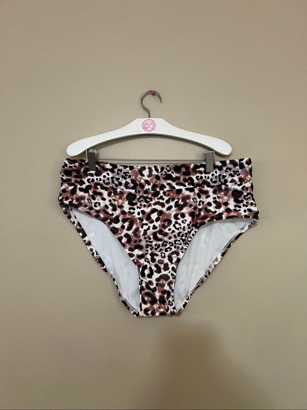 Time And Tru Leopard Print Swimsuit Bottom Womans Size 1X